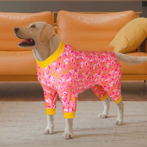 LovinPet Dog Onesies for Medium Dogs, Post Operative Protection Dog Pajamas, XXL - Picture 5 of 6